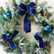 30" Holiday Pine & Pinecone Wreath with Bow Accent Classic Festive Door Decoration